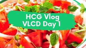 Diet Vlog HCG Diet VLCD Day 1 Meal Prep
