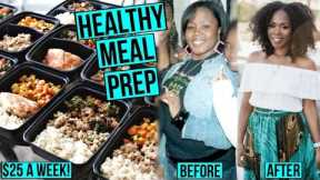 Healthy Meal Prep for College Students ON A BUDGET | How I Lost 100 Pounds on $25 A WEEK!