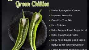 Surprising health Benefits and side effects of Green Chili, Chili Peppers, Capsicum and Chili Powder