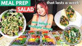 This Salad Would Cost $20 At a Restaurant... MEAL PREP Instead & Save Money!