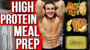 VEGAN MEAL PREP FOR MUSCLE | EASY HIGH PROTEIN MEALS